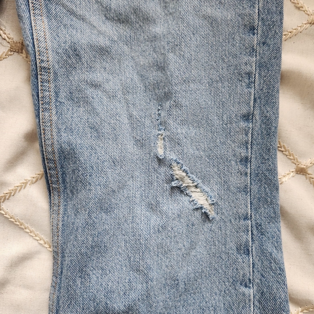 10.11 Studios Button Fly Distressed Jeans 24 Light Blue Straight Leg‎ - Picture 8 of 15
